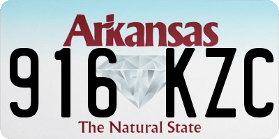 AR license plate 916KZC