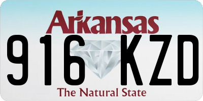 AR license plate 916KZD