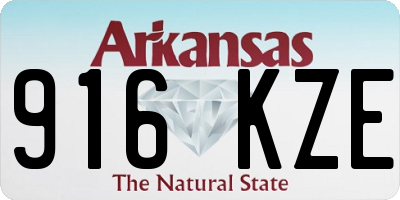 AR license plate 916KZE