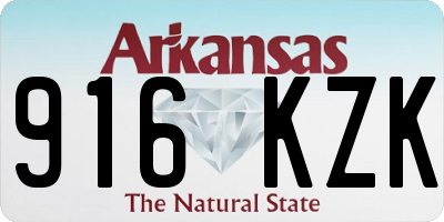AR license plate 916KZK