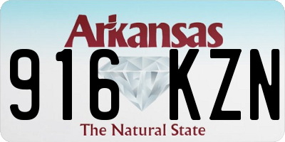 AR license plate 916KZN