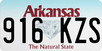 AR license plate 916KZS