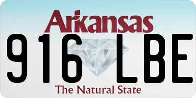 AR license plate 916LBE
