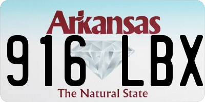 AR license plate 916LBX