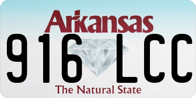 AR license plate 916LCC