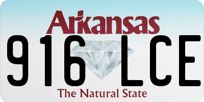 AR license plate 916LCE