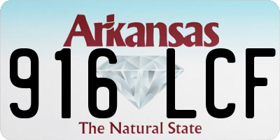 AR license plate 916LCF