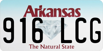 AR license plate 916LCG