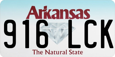 AR license plate 916LCK