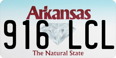 AR license plate 916LCL