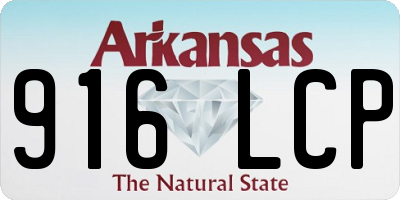 AR license plate 916LCP