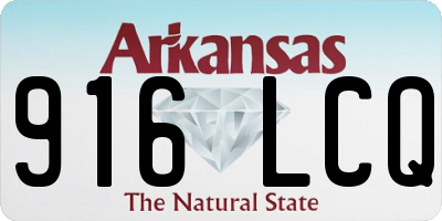 AR license plate 916LCQ