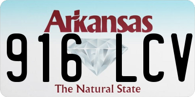 AR license plate 916LCV