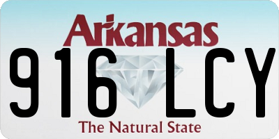 AR license plate 916LCY