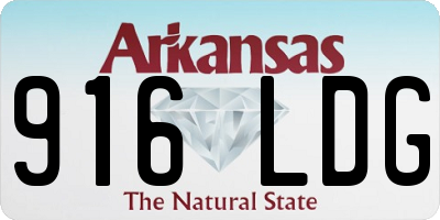 AR license plate 916LDG