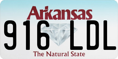 AR license plate 916LDL