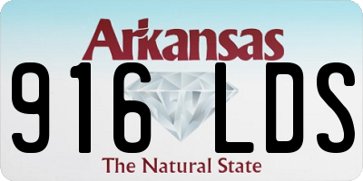 AR license plate 916LDS