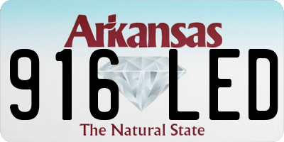 AR license plate 916LED
