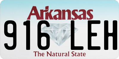 AR license plate 916LEH