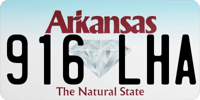 AR license plate 916LHA