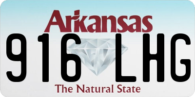 AR license plate 916LHG