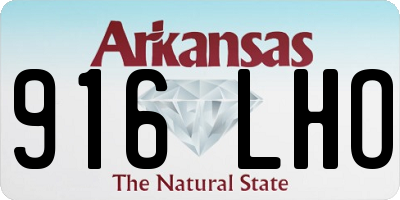 AR license plate 916LHO