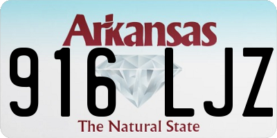 AR license plate 916LJZ