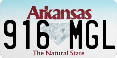 AR license plate 916MGL
