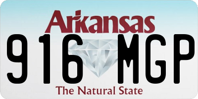 AR license plate 916MGP