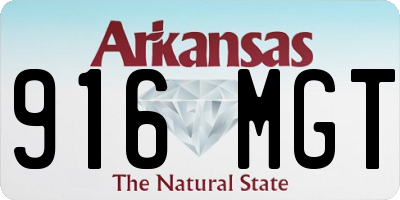 AR license plate 916MGT