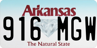 AR license plate 916MGW