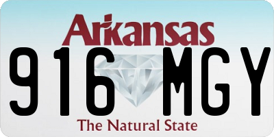 AR license plate 916MGY