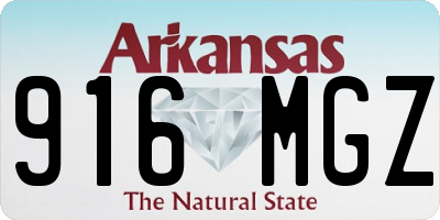 AR license plate 916MGZ