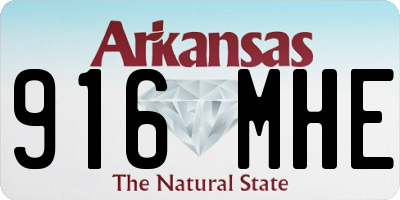 AR license plate 916MHE