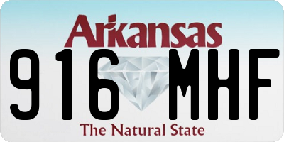 AR license plate 916MHF