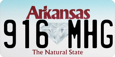 AR license plate 916MHG
