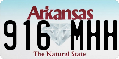 AR license plate 916MHH
