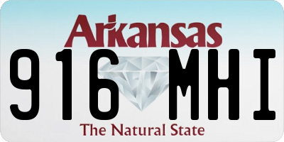 AR license plate 916MHI