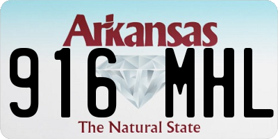 AR license plate 916MHL
