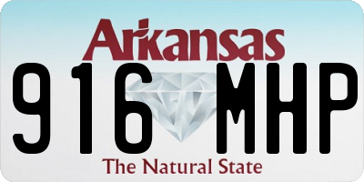 AR license plate 916MHP