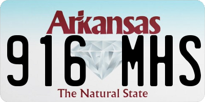 AR license plate 916MHS