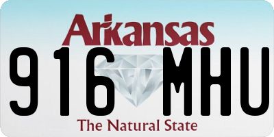 AR license plate 916MHU