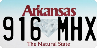 AR license plate 916MHX
