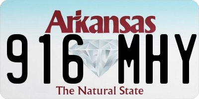 AR license plate 916MHY