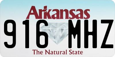 AR license plate 916MHZ