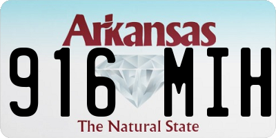 AR license plate 916MIH