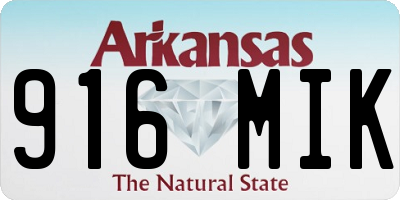 AR license plate 916MIK