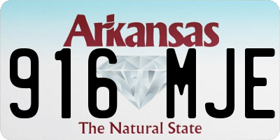 AR license plate 916MJE