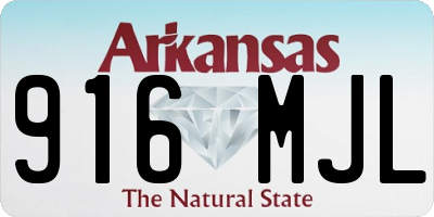 AR license plate 916MJL