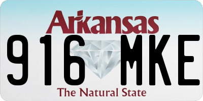 AR license plate 916MKE